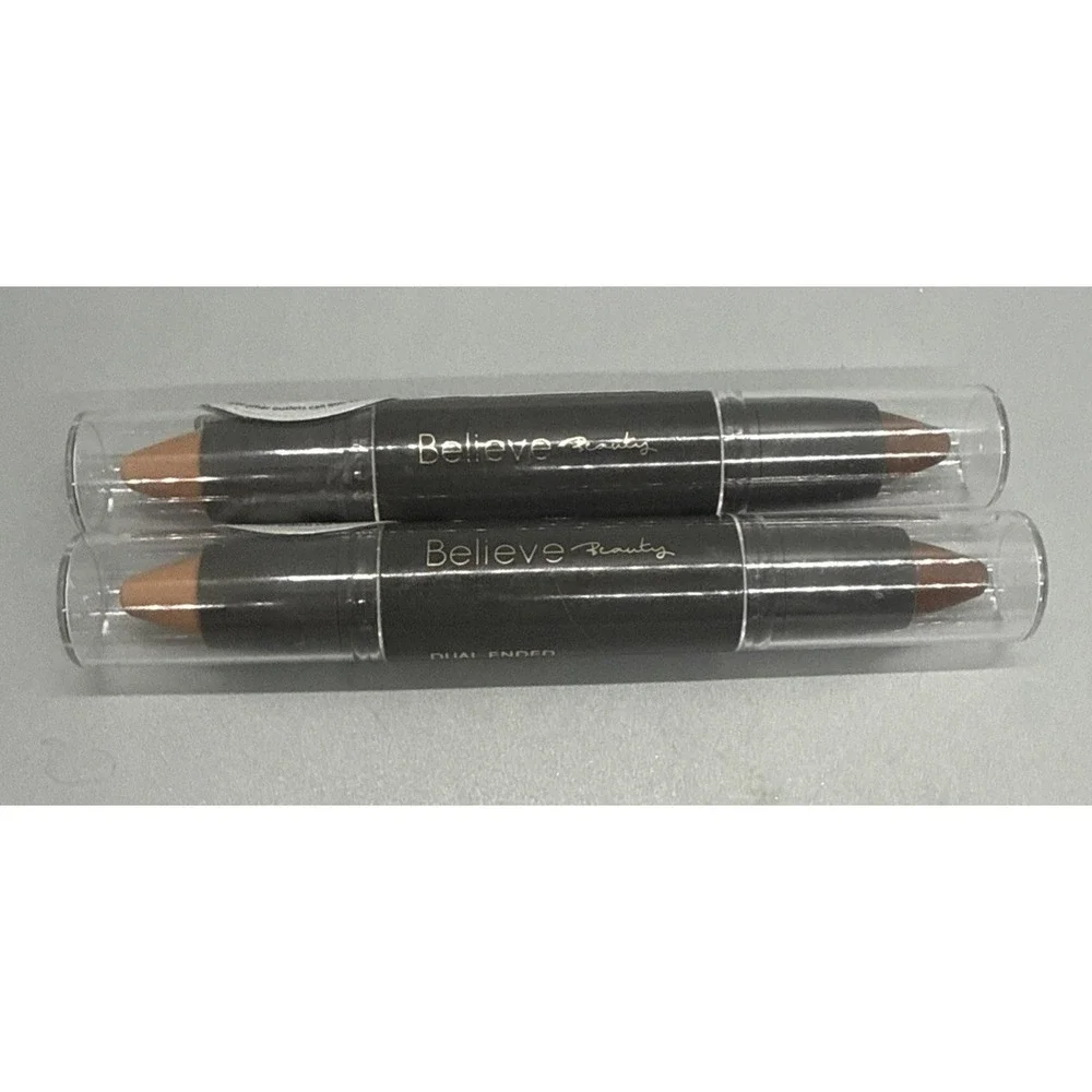 Believe Beauty Dual Ended Contour Stick Shade Deep 2 Pack New Sealed